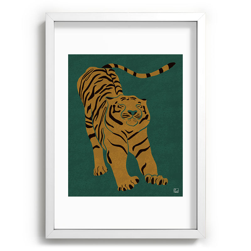 Tiger Doesn't Lose Sleep Framed Art Print Gallery Image 105