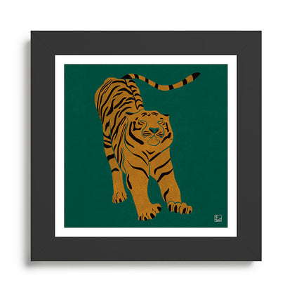 Tiger Doesn't Lose Sleep Framed Art Print Gallery Image 46
