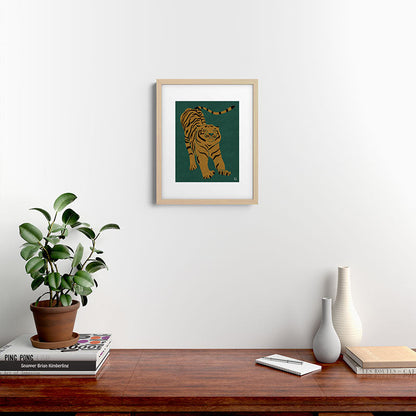 Tiger Doesn't Lose Sleep Framed Art Print Gallery Image 25