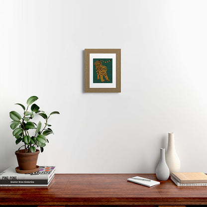 Tiger Doesn't Lose Sleep Framed Art Print Gallery Image 51