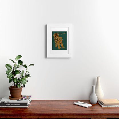 Tiger Doesn't Lose Sleep Framed Art Print Gallery Image 72