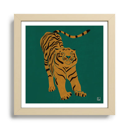 Tiger Doesn't Lose Sleep Framed Art Print Gallery Image 24