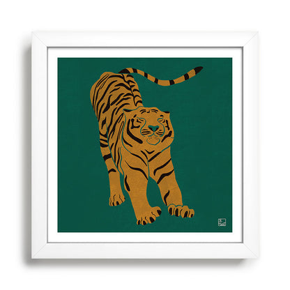 Tiger Doesn't Lose Sleep Framed Art Print Gallery Image 35