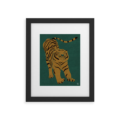 Tiger Doesn't Lose Sleep Framed Art Print Gallery Image 41