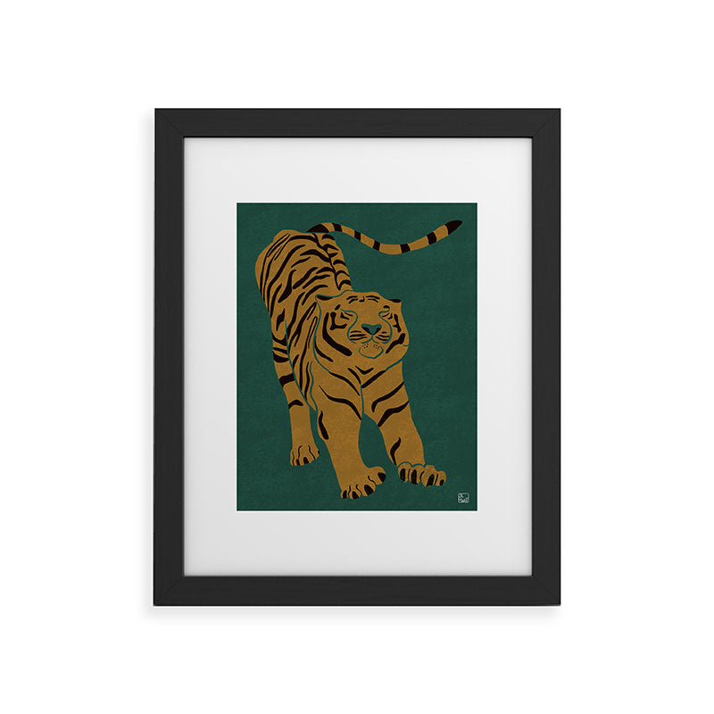 Tiger Doesn't Lose Sleep Framed Art Print Gallery Image 40