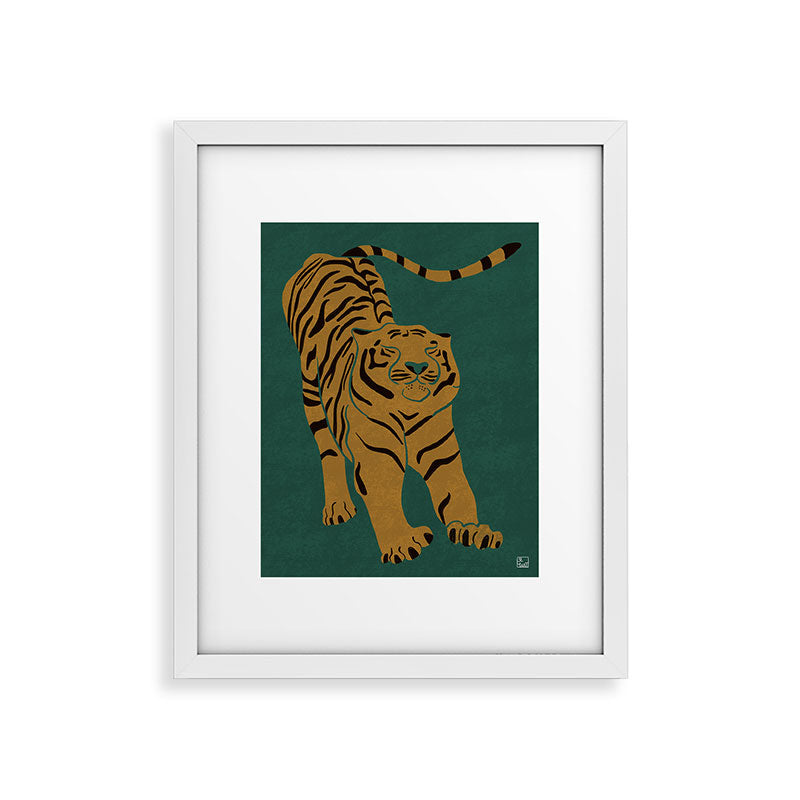 Tiger Doesn't Lose Sleep Framed Art Print Gallery Image 36