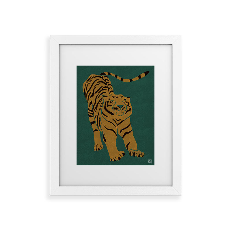 Tiger Doesn't Lose Sleep Framed Art Print Gallery Image 75