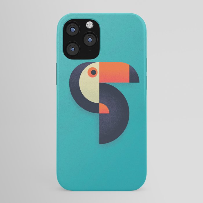 Toucan Geometric - Aqua iPhone Case Gallery Image 43