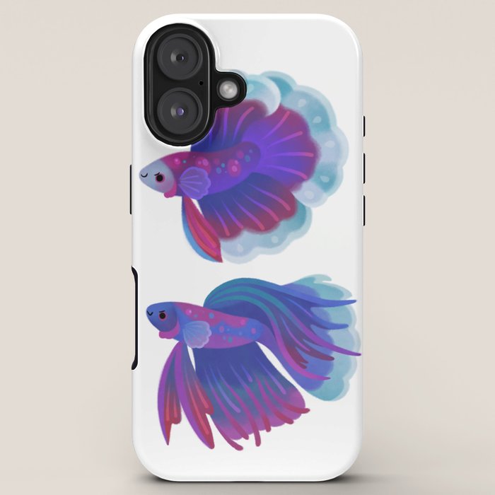 Blue Betta iPhone Case Gallery Image 5