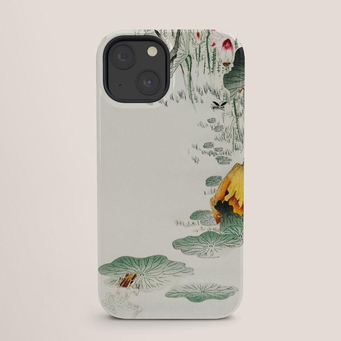 Frog in the swamp - Vintage Japanese Woodblock Print Art iPhone Case Gallery Image 25