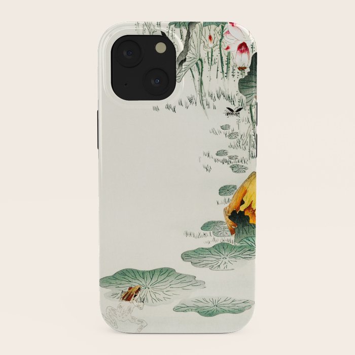 Frog in the swamp - Vintage Japanese Woodblock Print Art iPhone Case Gallery Image 38