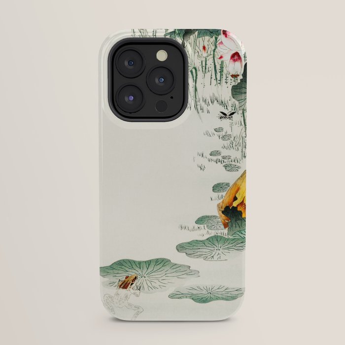 Frog in the swamp - Vintage Japanese Woodblock Print Art iPhone Case Gallery Image 23