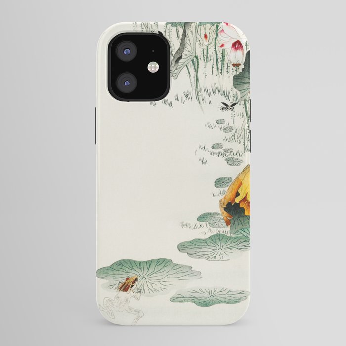 Frog in the swamp - Vintage Japanese Woodblock Print Art iPhone Case Gallery Image 41