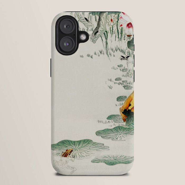 Frog in the swamp - Vintage Japanese Woodblock Print Art iPhone Case Gallery Image 10