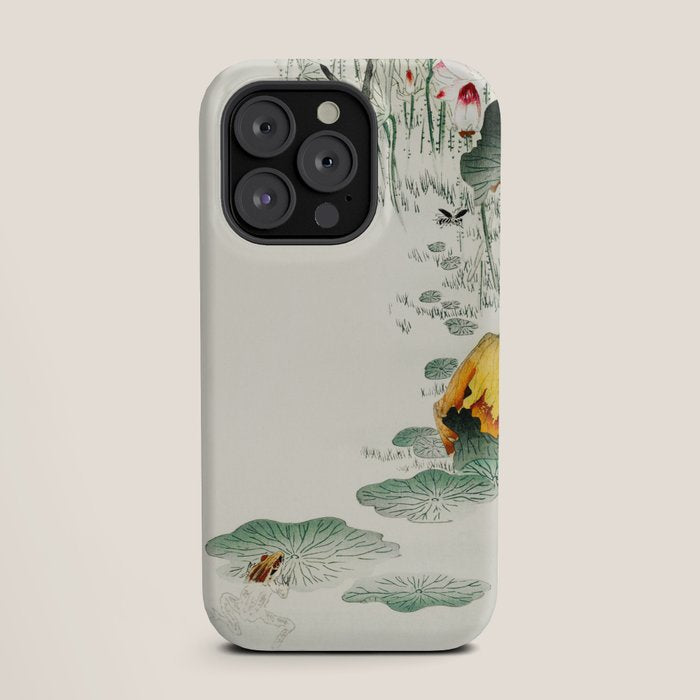 Frog in the swamp - Vintage Japanese Woodblock Print Art iPhone Case Gallery Image 19