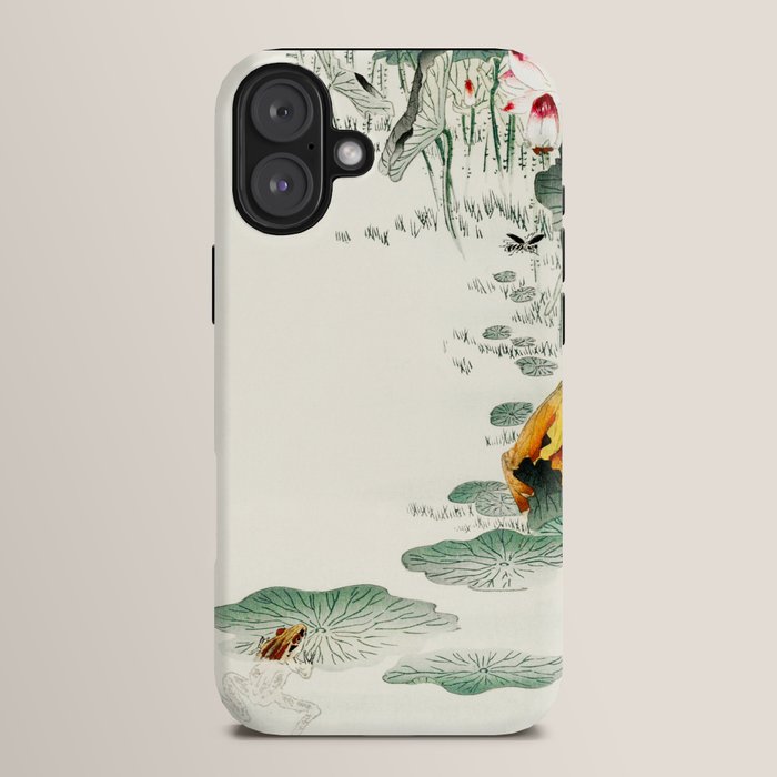 Frog in the swamp - Vintage Japanese Woodblock Print Art iPhone Case Gallery Image 14