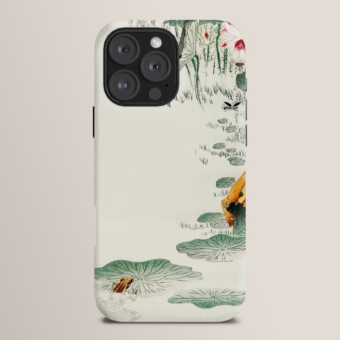 Frog in the swamp - Vintage Japanese Woodblock Print Art iPhone Case Gallery Image 16
