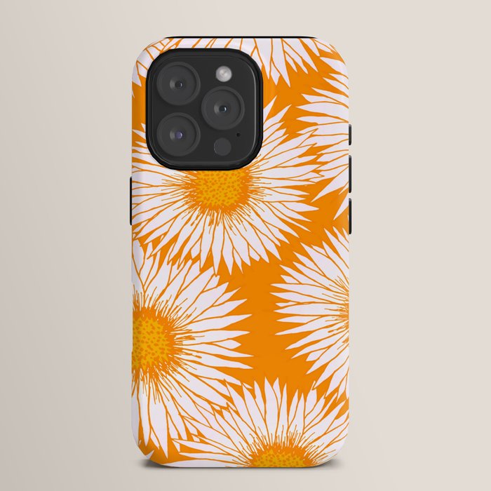 Orange and White Sunflowers iPhone Case Gallery Image 15