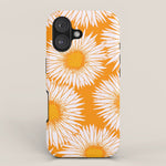 Orange and White Sunflowers iPhone Case Gallery Image 1