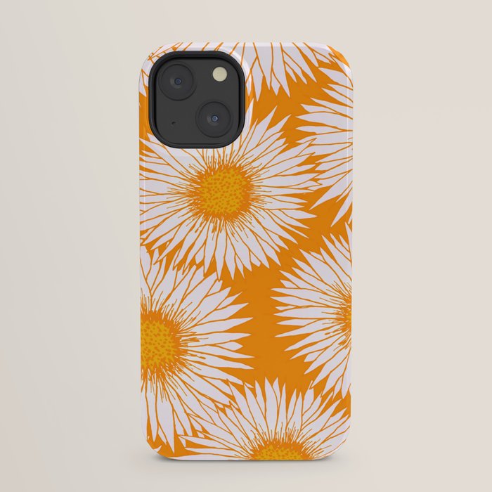 Orange and White Sunflowers iPhone Case Gallery Image 21