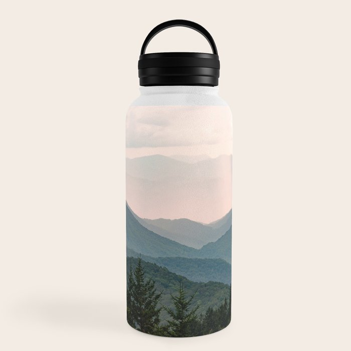 Smoky Mountain Pastel Sunset Water Bottle Gallery Image 6