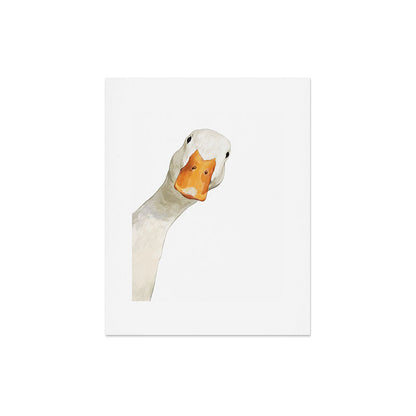Sneaky White Duck Art Print Gallery Image 6