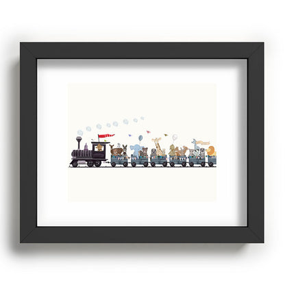 big little nursery nature train Framed Art Print Gallery Image 80