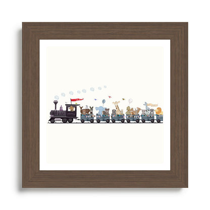 big little nursery nature train Framed Art Print Gallery Image 57