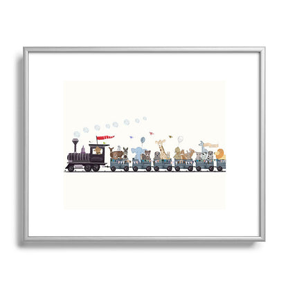 big little nursery nature train Framed Art Print Gallery Image 129