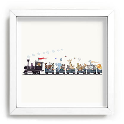 big little nursery nature train Framed Art Print Gallery Image 114