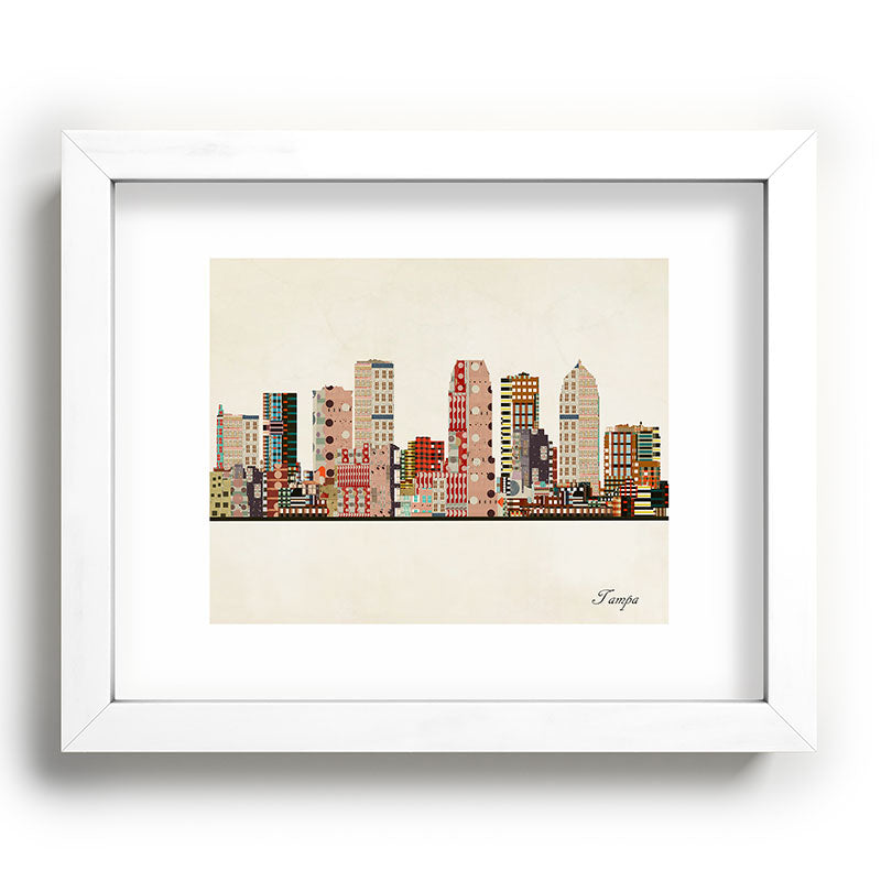 tampa skyline Framed Art Print Gallery Image 104