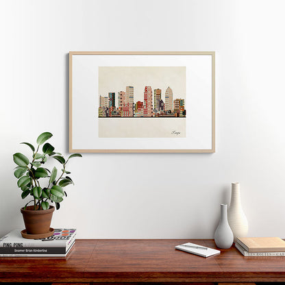 tampa skyline Framed Art Print Gallery Image 28