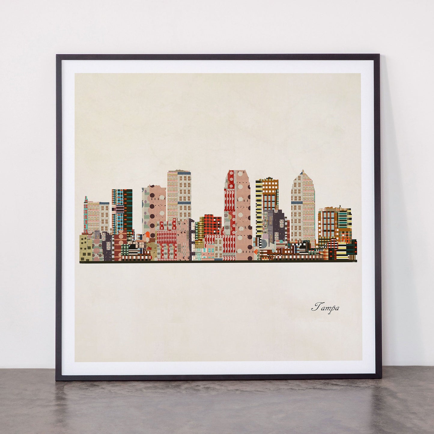 tampa skyline Framed Art Print Gallery Image 11