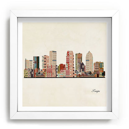 tampa skyline Framed Art Print Gallery Image 114