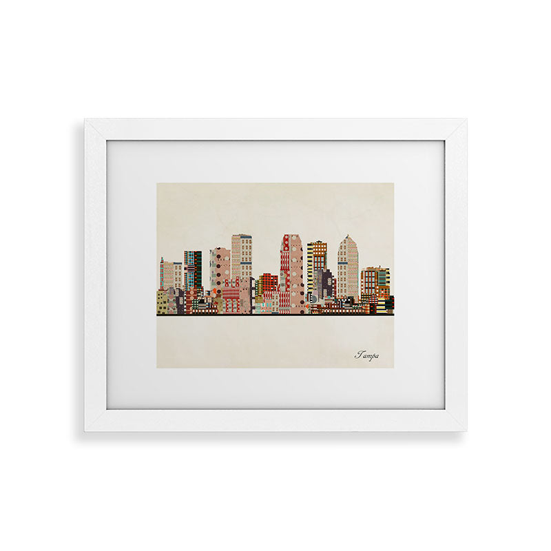 tampa skyline Framed Art Print Gallery Image 70
