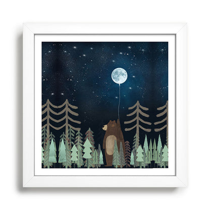 the moon balloon Framed Art Print Gallery Image 35