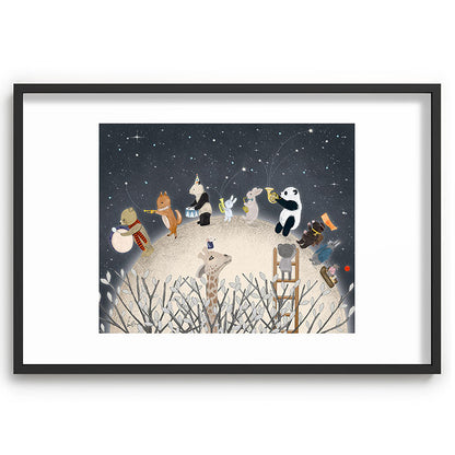 the moon song Framed Art Print Gallery Image 85