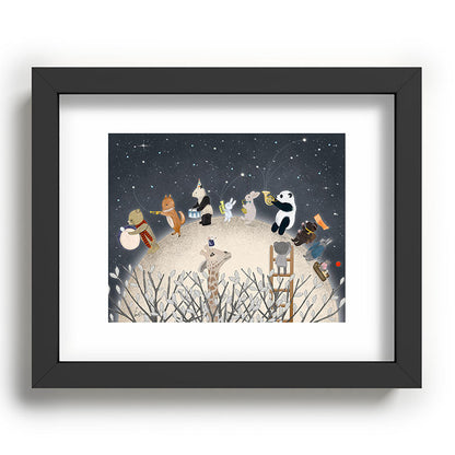 the moon song Framed Art Print Gallery Image 80