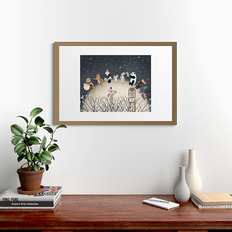 the moon song Framed Art Print Gallery Image 65