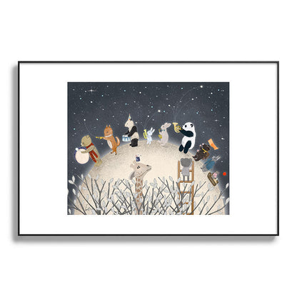 the moon song Framed Art Print Gallery Image 119