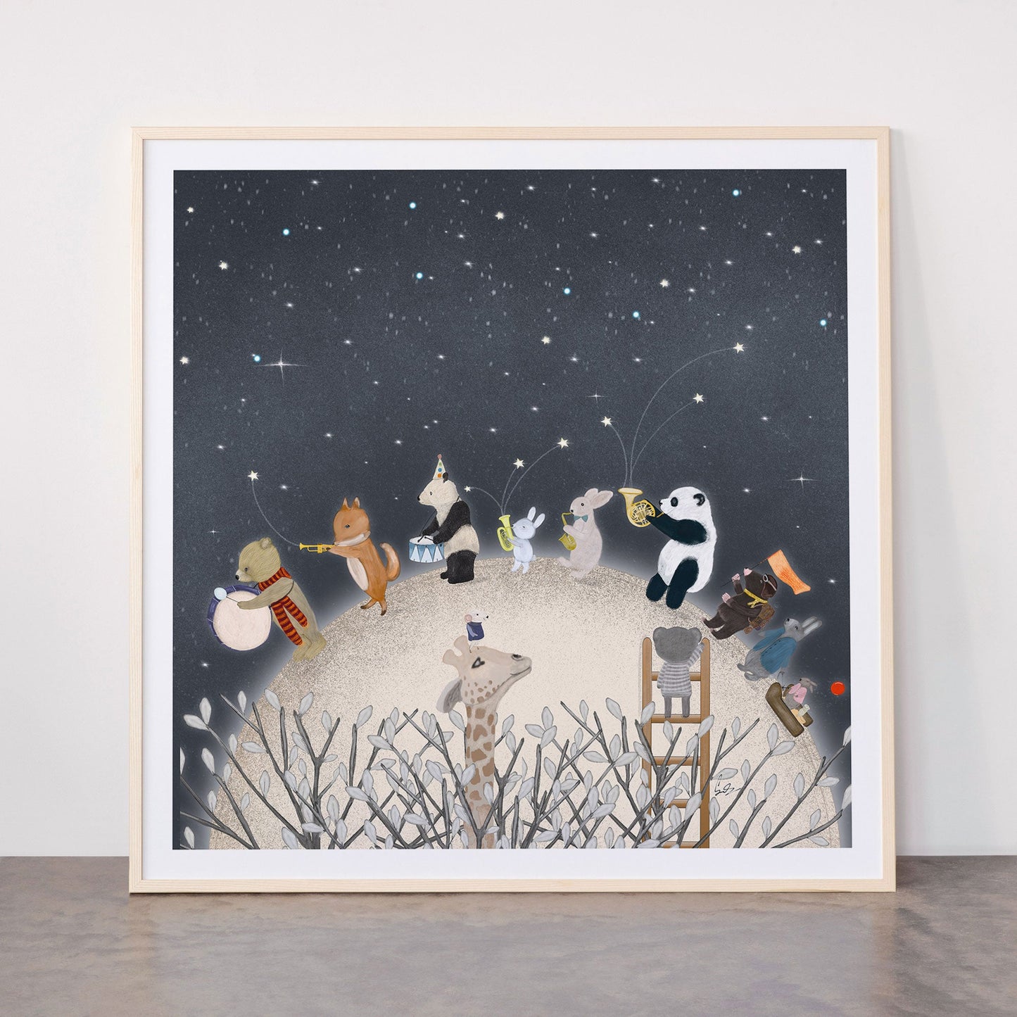 the moon song Framed Art Print Gallery Image 33