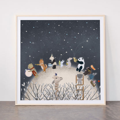the moon song Framed Art Print Gallery Image 33