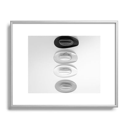 Cowboy Hat Wall - Black and White Framed Art Print Gallery Image 96