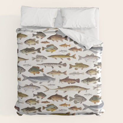 Southeast Freshwater Fish Duvet Cover Gallery Image 2