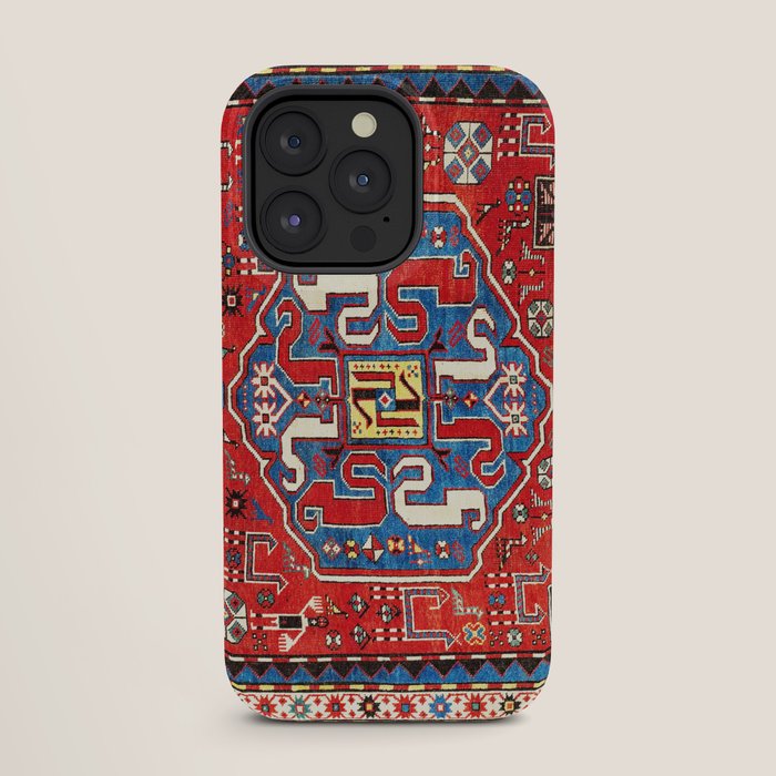Chondzoresk Karabagh Caucasian Antique Carpet Print iPhone Case Gallery Image 27