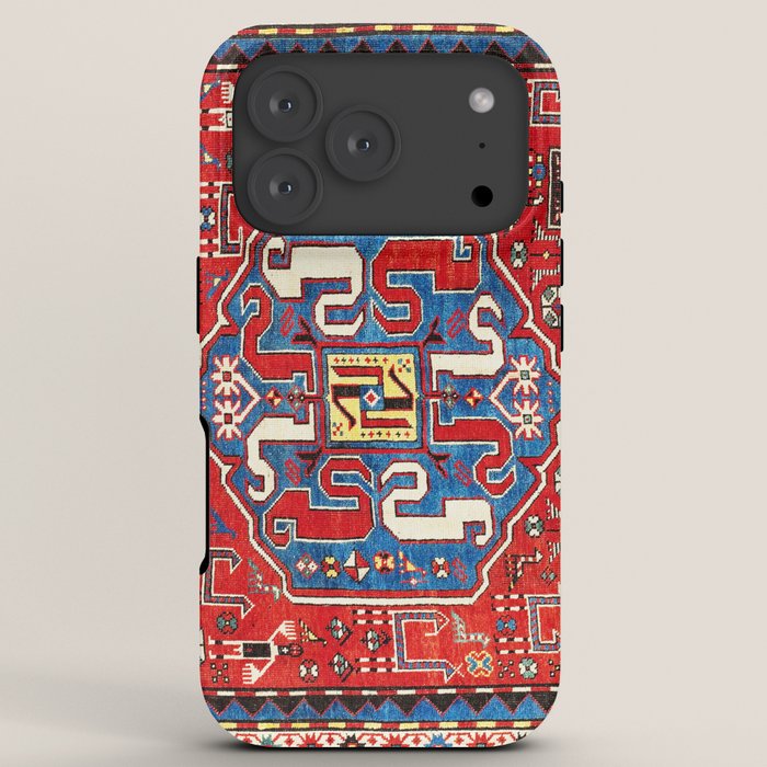 Chondzoresk Karabagh Caucasian Antique Carpet Print iPhone Case Gallery Image 7