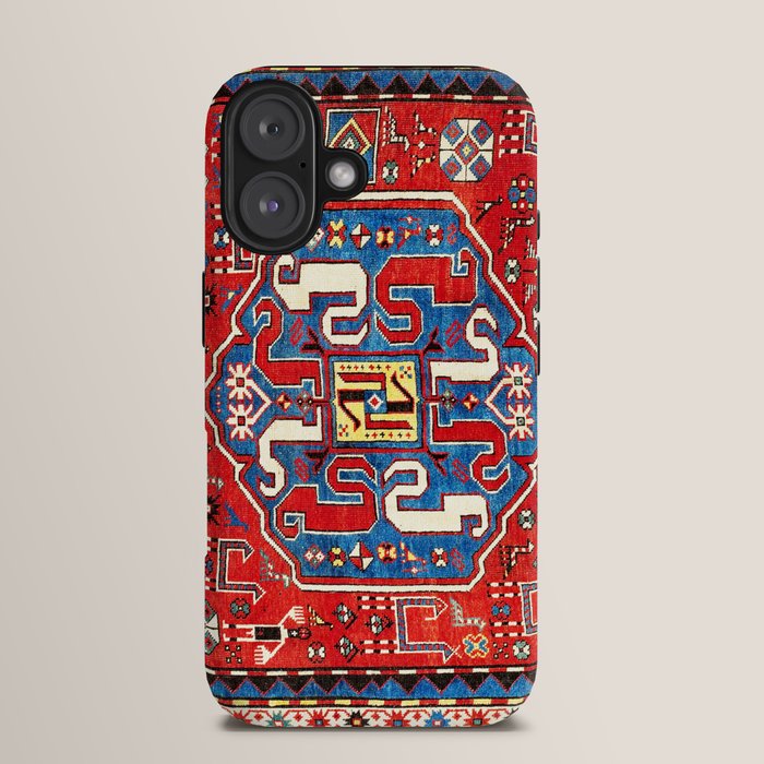 Chondzoresk Karabagh Caucasian Antique Carpet Print iPhone Case Gallery Image 13