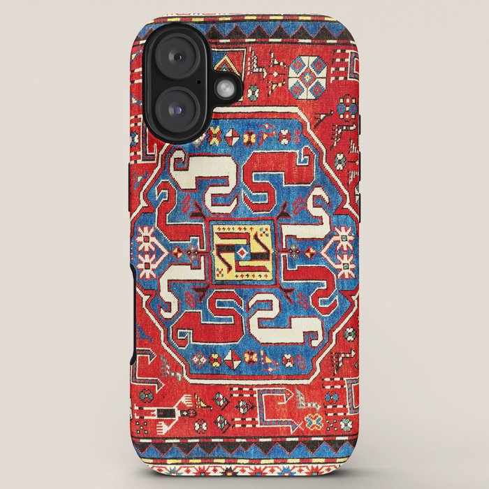 Chondzoresk Karabagh Caucasian Antique Carpet Print iPhone Case Gallery Image 5