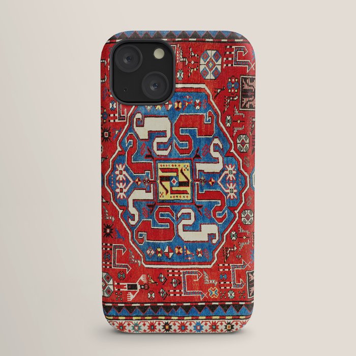 Chondzoresk Karabagh Caucasian Antique Carpet Print iPhone Case Gallery Image 17