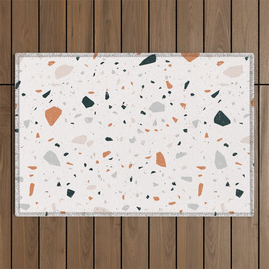 Terrazzo + Copper Outdoor Rug Gallery Image 1